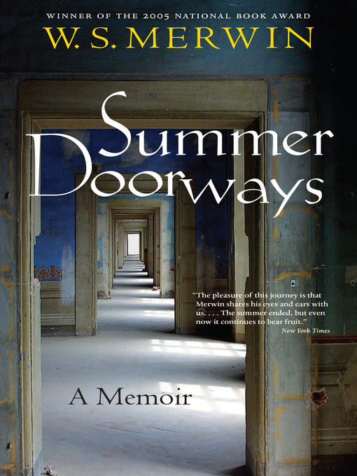 Title details for Summer Doorways by W. S. Merwin - Available